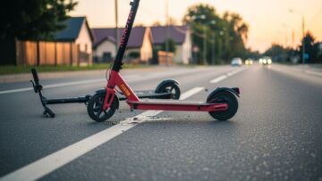13-latka na hulajnodze zderzyła się z autem